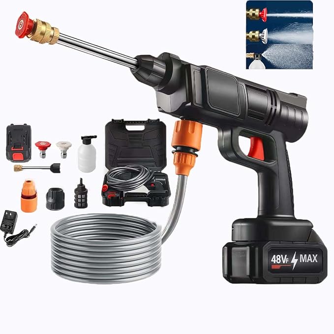 Double Battery Car Washer Gun